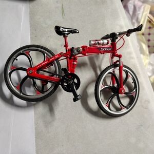 Red Bicycle Cake Topper
